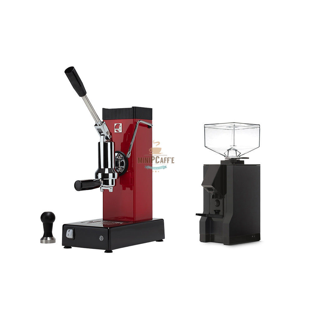 Pontevecchio Export Red Espresso Machine and Eureka Manuale