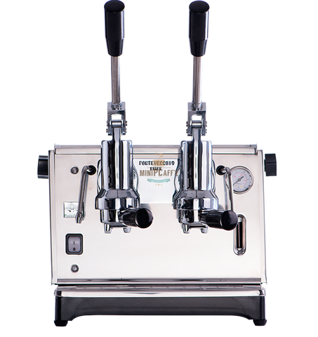 Pontevecchio Lusso Lever Espresso Machine 2 Groups Tobacco