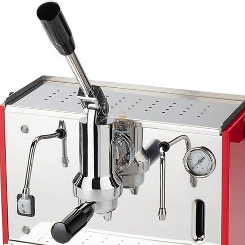 Pontevecchio Lusso Lever Espresso Machine Red