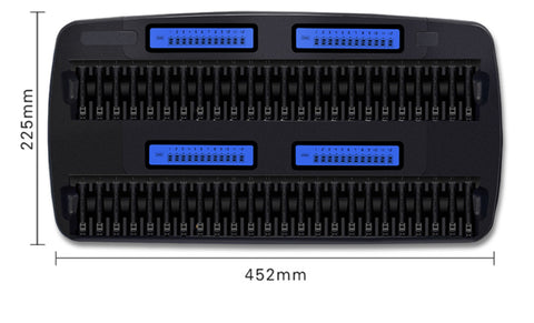 48 Slot Smart Battery Charger for 1.2V AAA AA Batteries