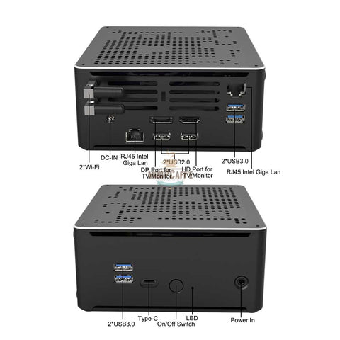 Intel 6 Core i7 10750H 2.60Gz Mini PC