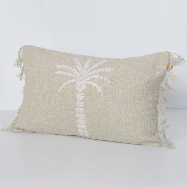 palm tree lumbar cushion sea tribe australia