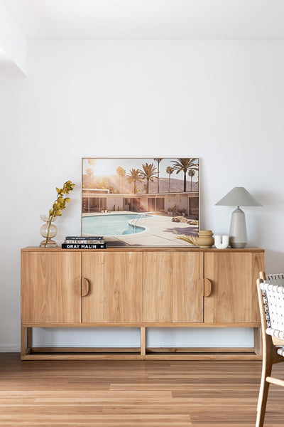 timber sideboard by sea tribe australia