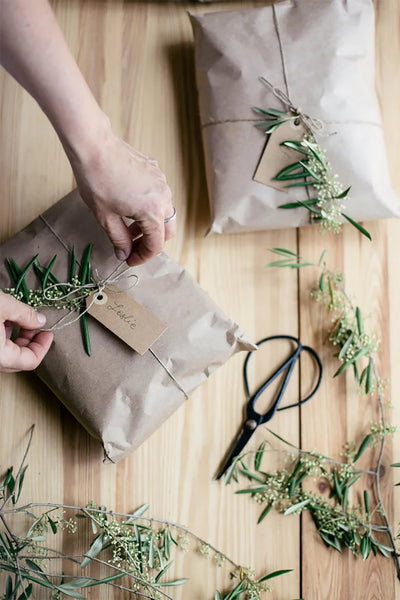 kraft paper gift wrap