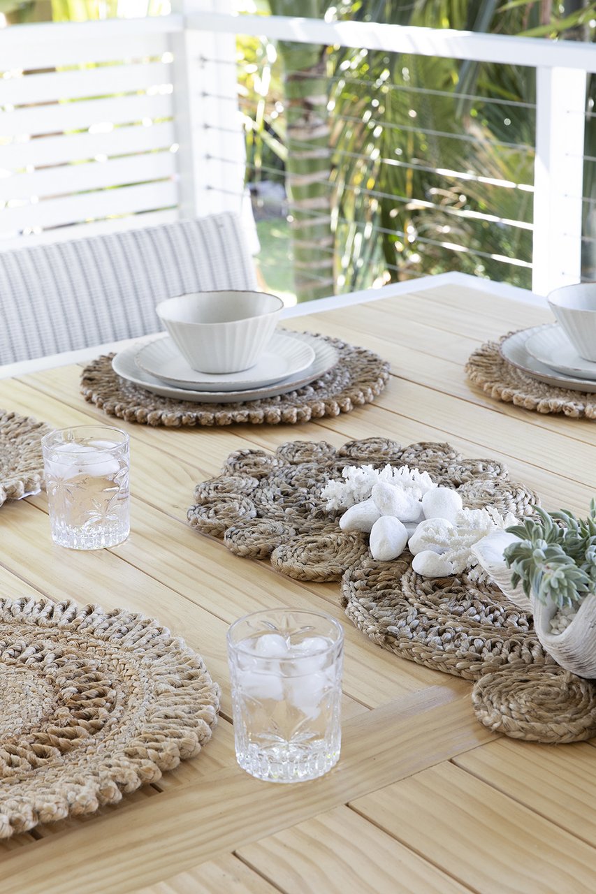 jute placemats by sea tribe australia