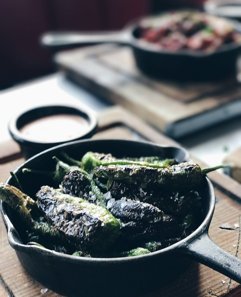 Padron Peppers Recipe Roasted Blues Kitchen