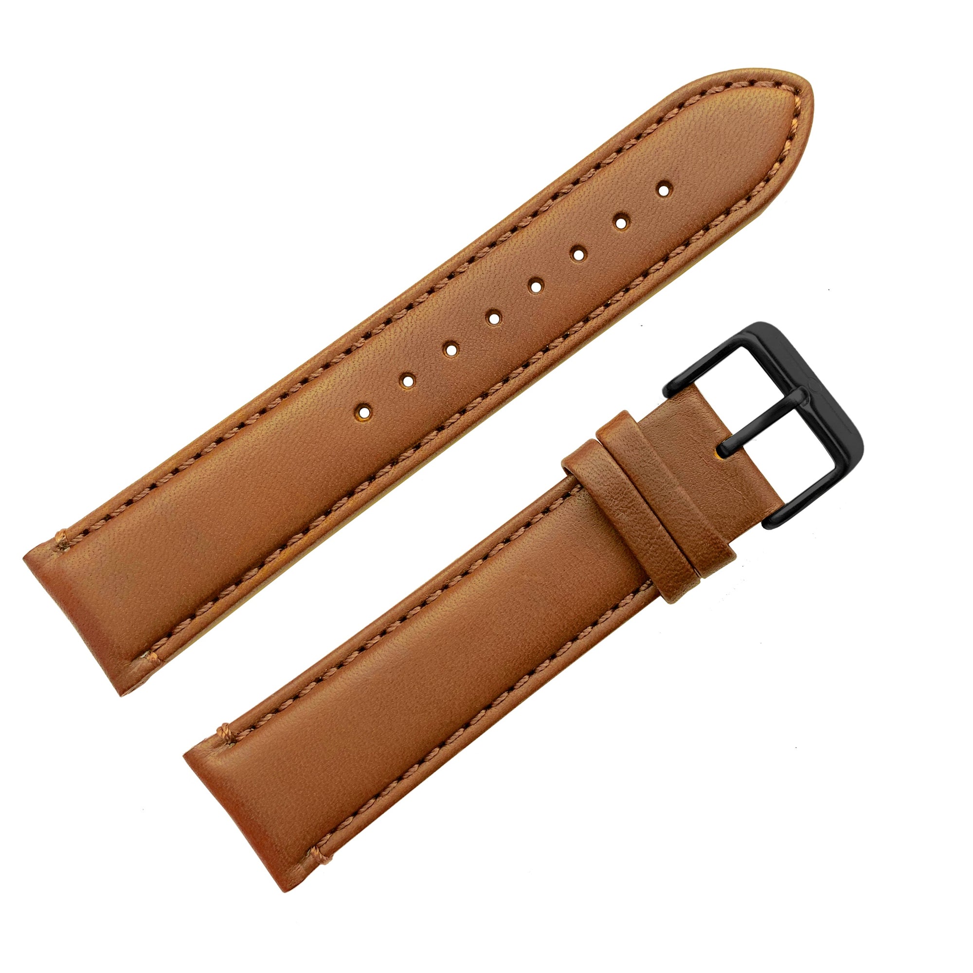 No.29 Italian Leather Tan Strap Tang Buckle - The Camden Watch Company