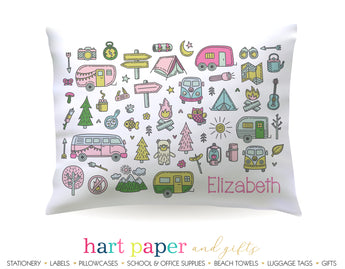 Camp Camping Personalized Pillowcase Pillowcases - Everything Nice