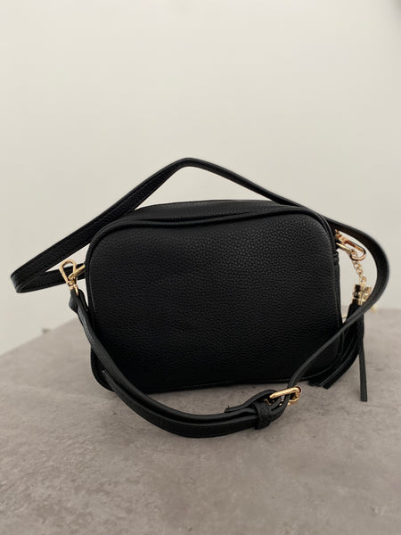 Cross Body Bag with Changeable Straps - Black – Mana Mou Boutique