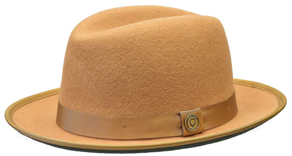 Ivy League Snap Brim Wool Felt Fedora Hat – Bruno Capelo