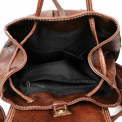 women's leather backpack