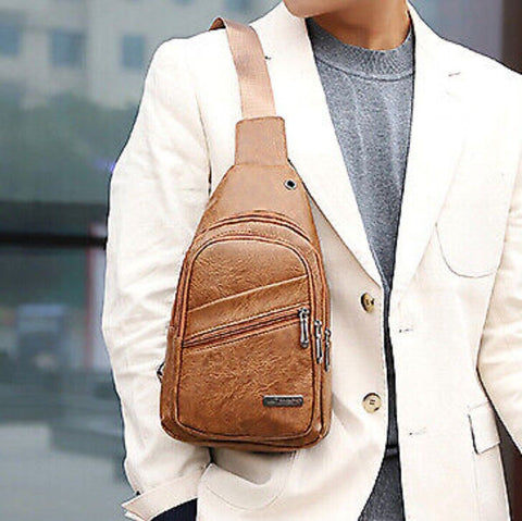 leather sling bag