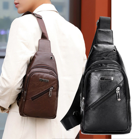 leather sling bag