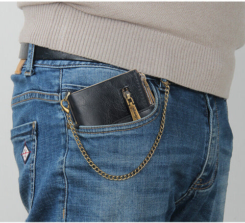 mens wallet with chain