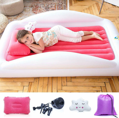 Inflatable Toddler & Baby Travel Bed Set Bundle