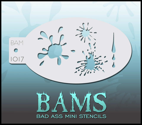 BAM Stencil 1017 Paint Splats - Looney Bin Products 