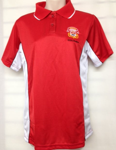 Sports Shirt - Columba/Red - SD – Campus School Wear