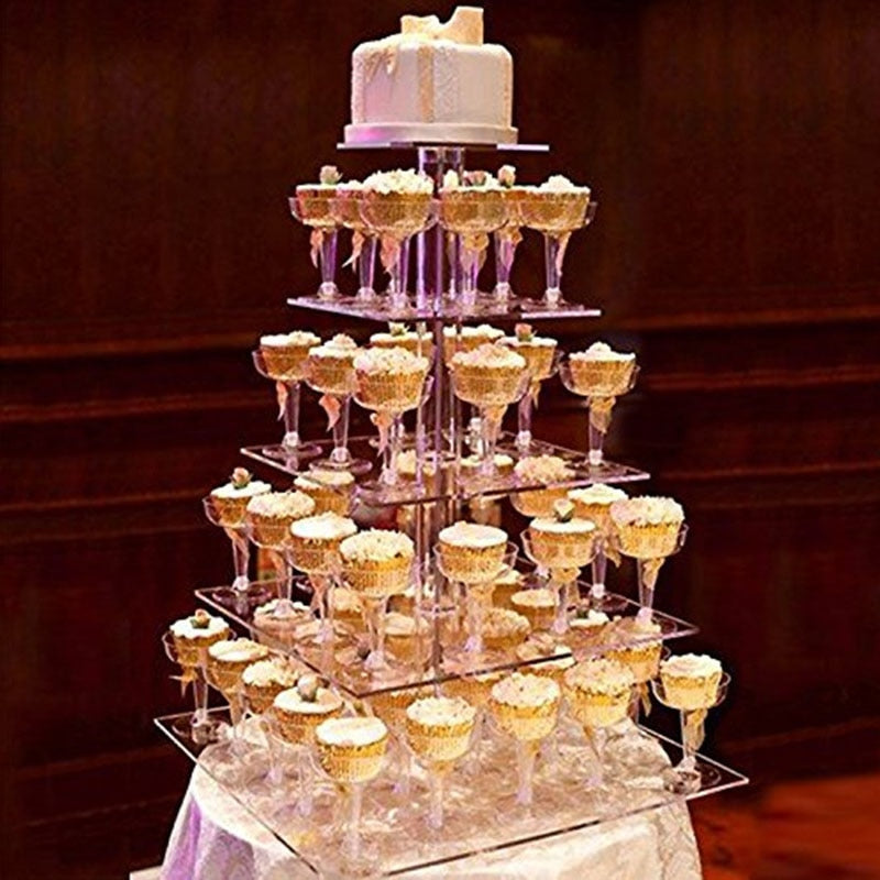 5 Tier Acrylic Cake Display Stand Round Macaron Tower Cake Stand Transparent Tray Display Rack Wedding 574656e6 E3ad 4755 A847 A51135fa20fd ?v=1596843040