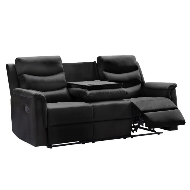 burrell 3 seater manual recliner