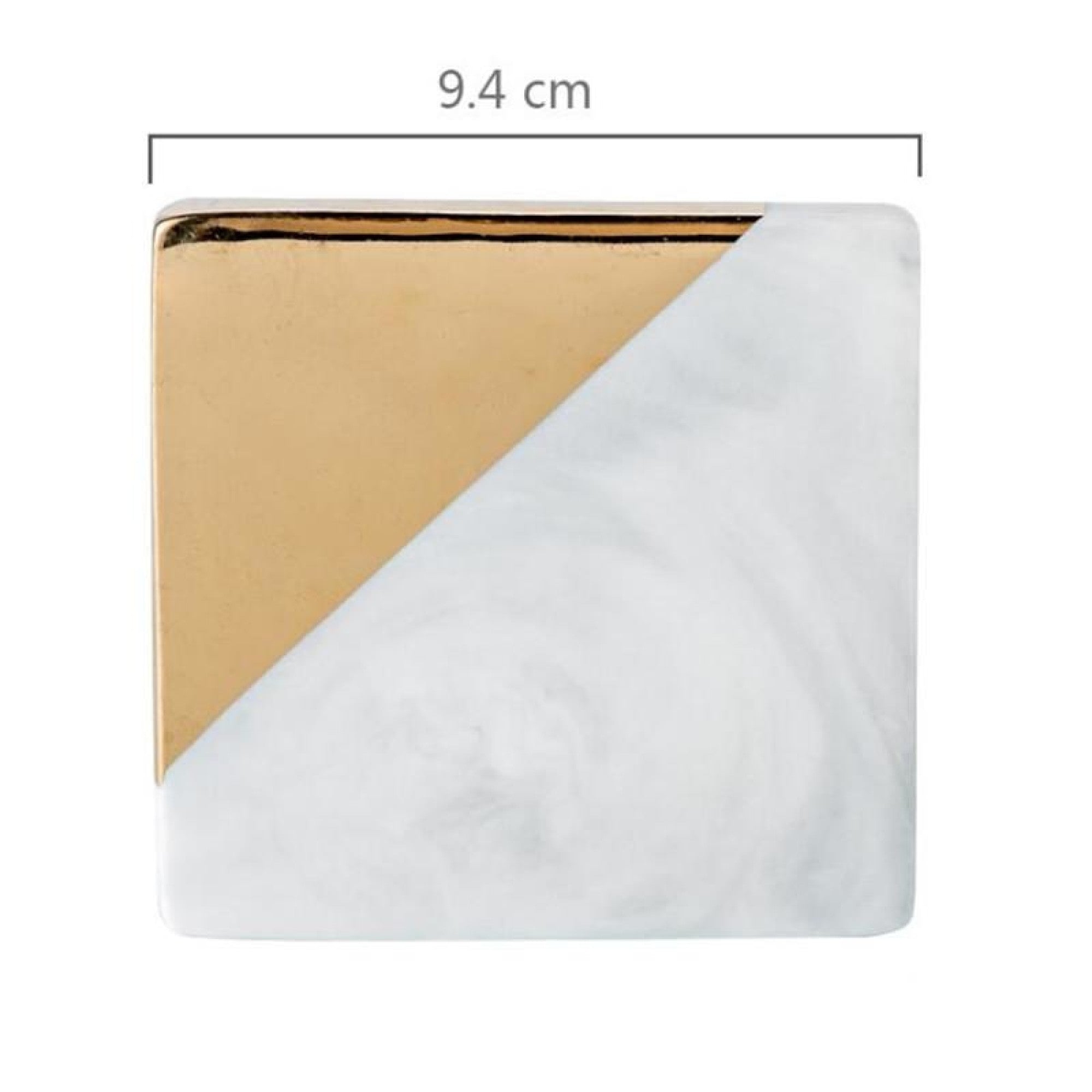 Cfen A S Gold Marble Coasters Ceramic Coaster Tea Cup Pad Round