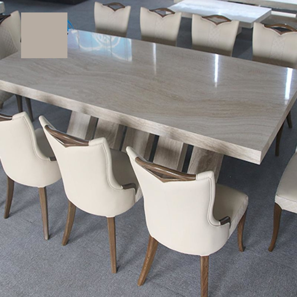 Modern Marble Shine Dining Table Set | My Aashis