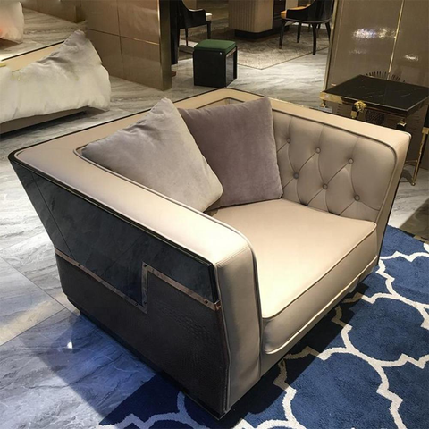 Smart Ultra Luxurious Leather Sofa Set | My Aashis