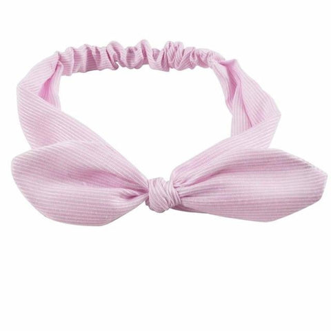 Girls Bow Headbands Printed Head Wrap Stretchy Hairband | My Aashis