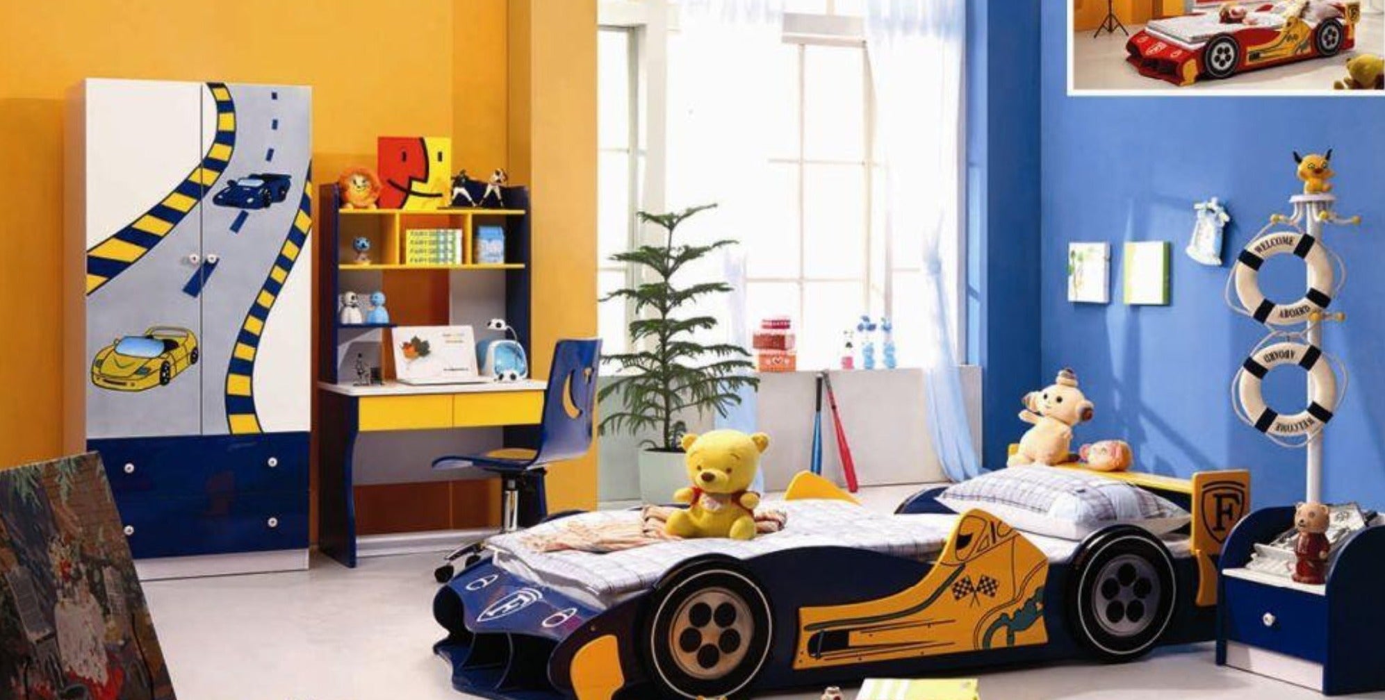 children's car themed bedroom furniture