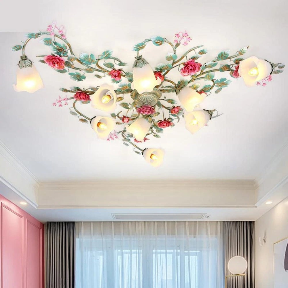 flower ceiling light