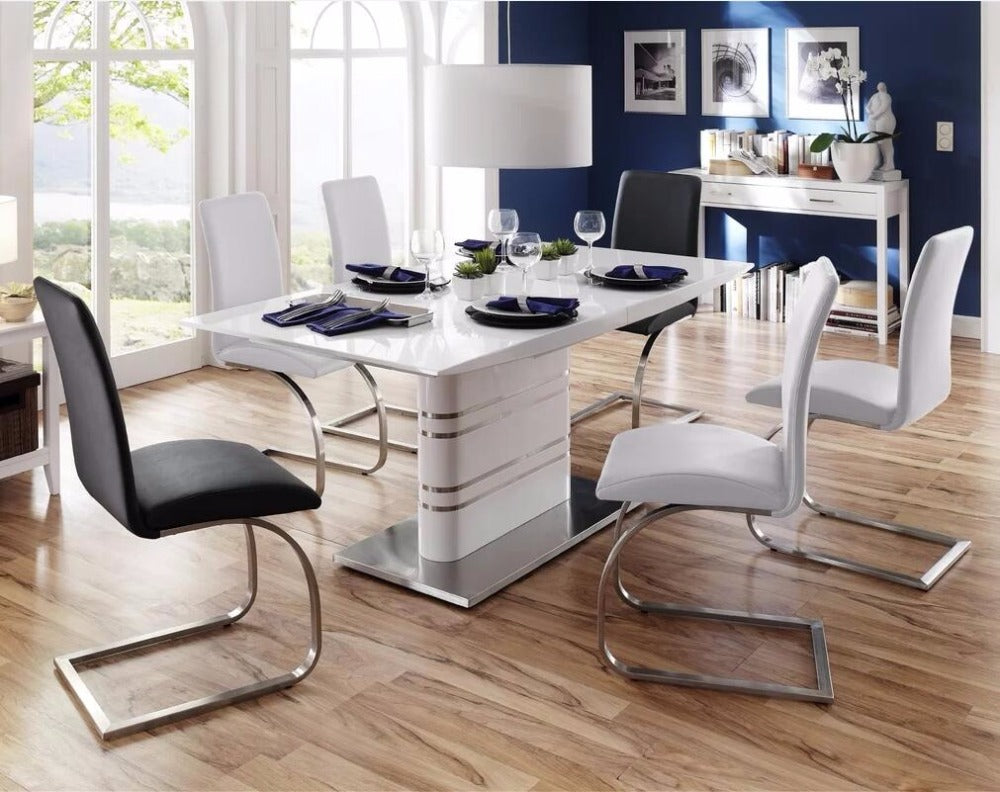 Modern Kitchen And Dining Room Extendable Table For Small Spaces My Aashis