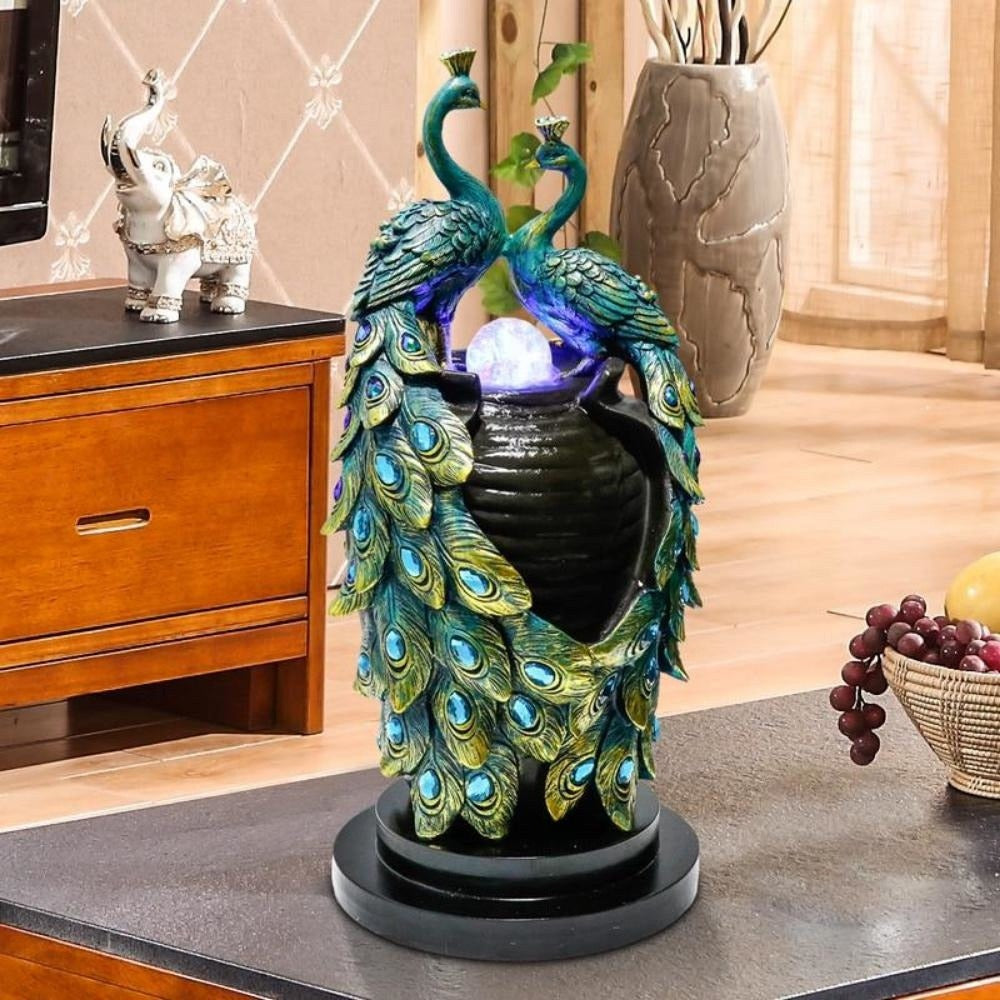 1 Attractive Peacock Water Fountain For Decor My Aashis