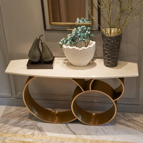 Light Luxurious Post-Modern Console Table - My Aashis