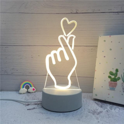 New Arrival 3D LED Night Lights Table Lamp For Home Decorative Light ...