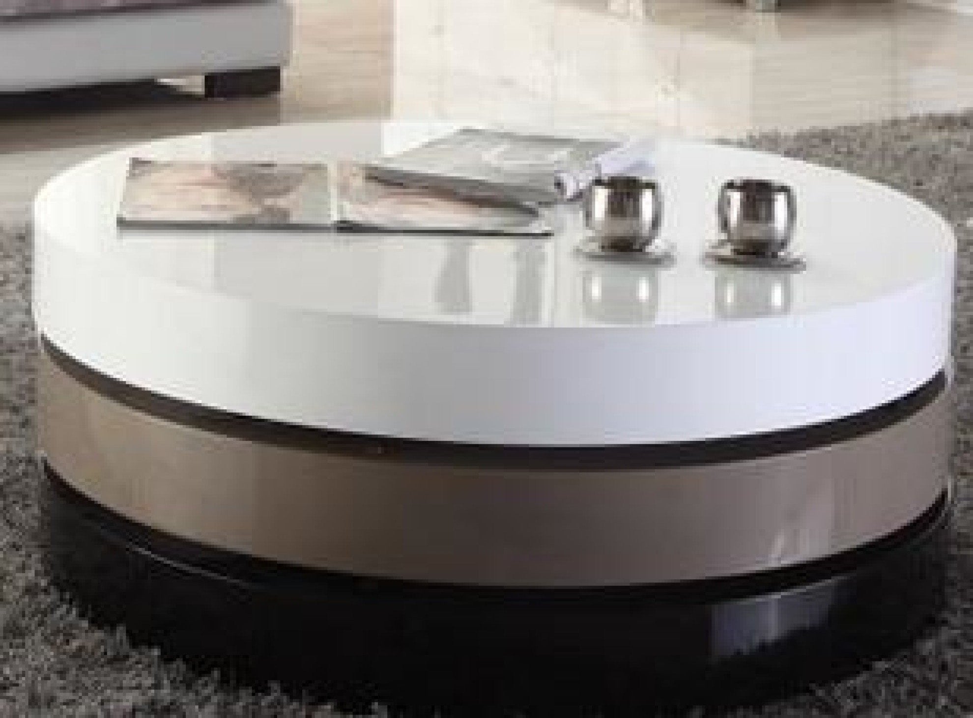Modern Round Coffee Table With Storage