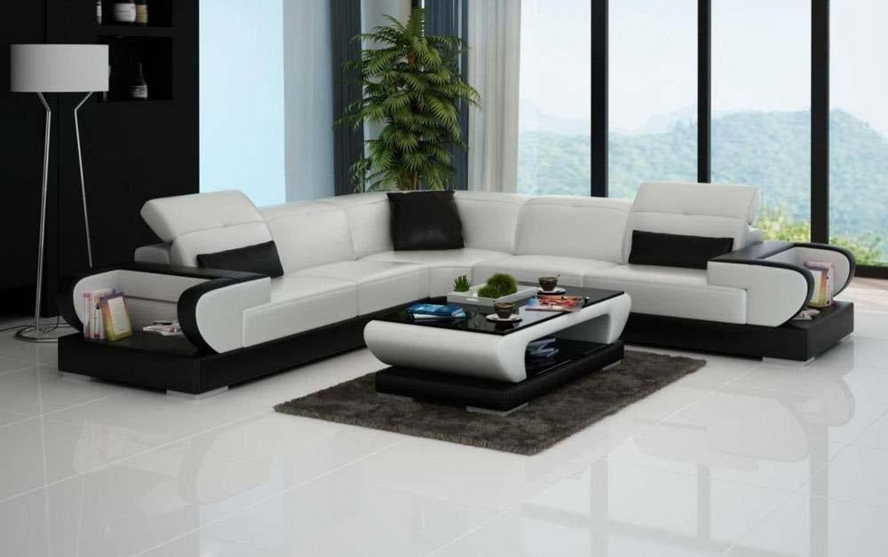 Urban Style Luxurious Leather Sectional Sofa Set | My Aashis