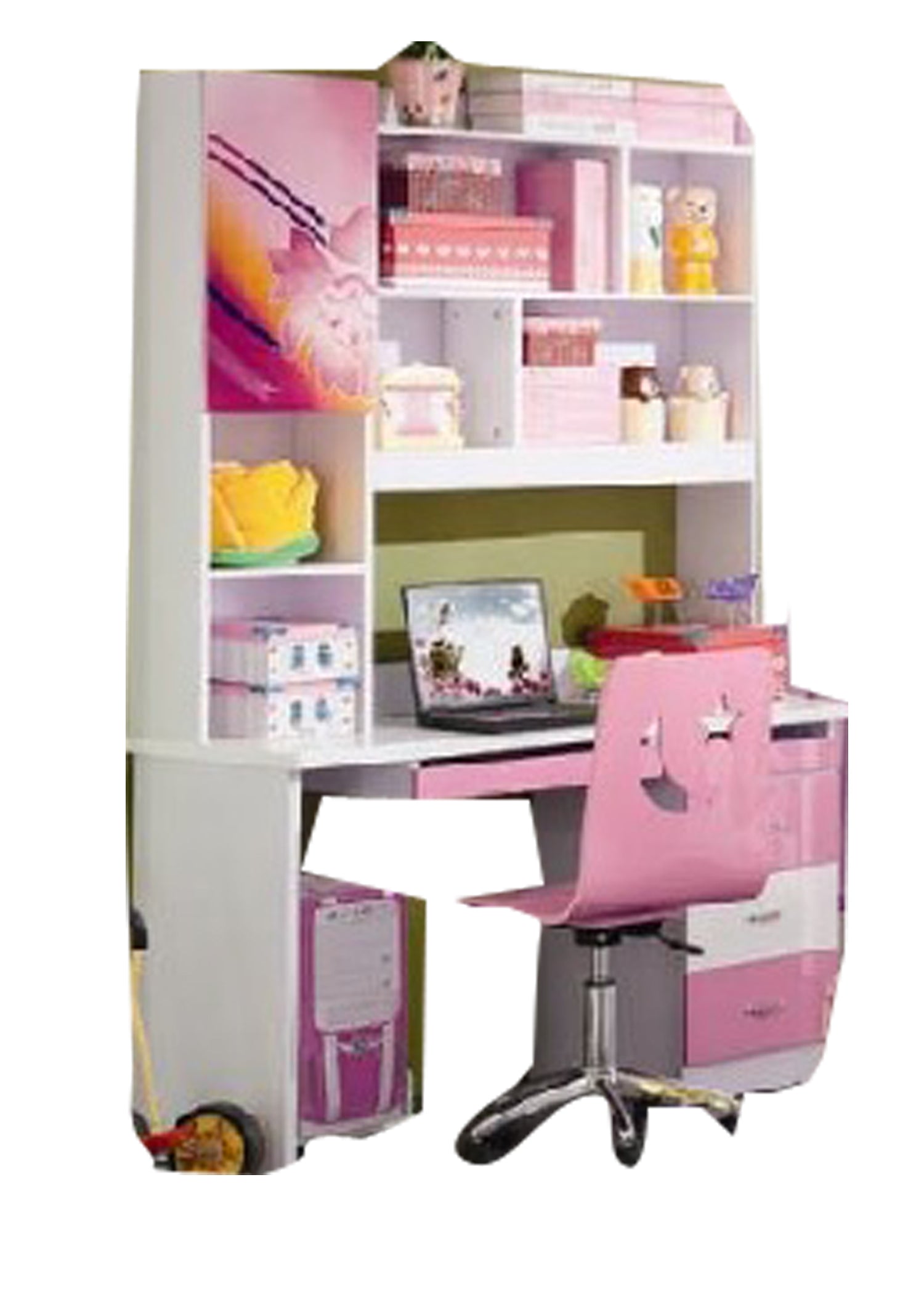 kids pink desk chair