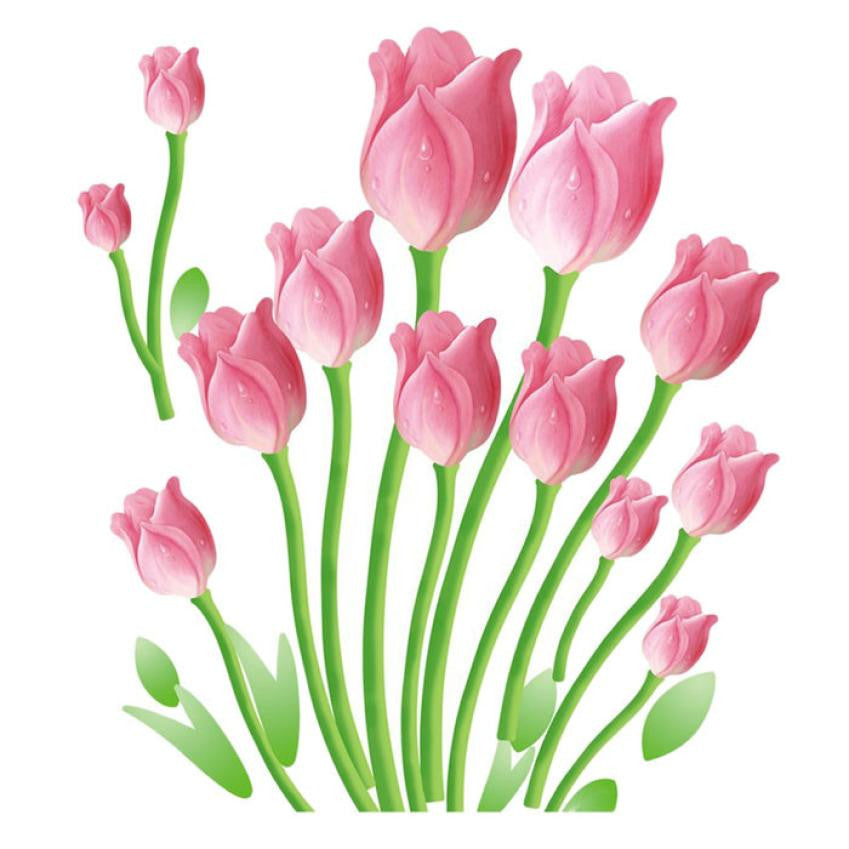 Tulips Wall Decals Mural Decal | My Aashis