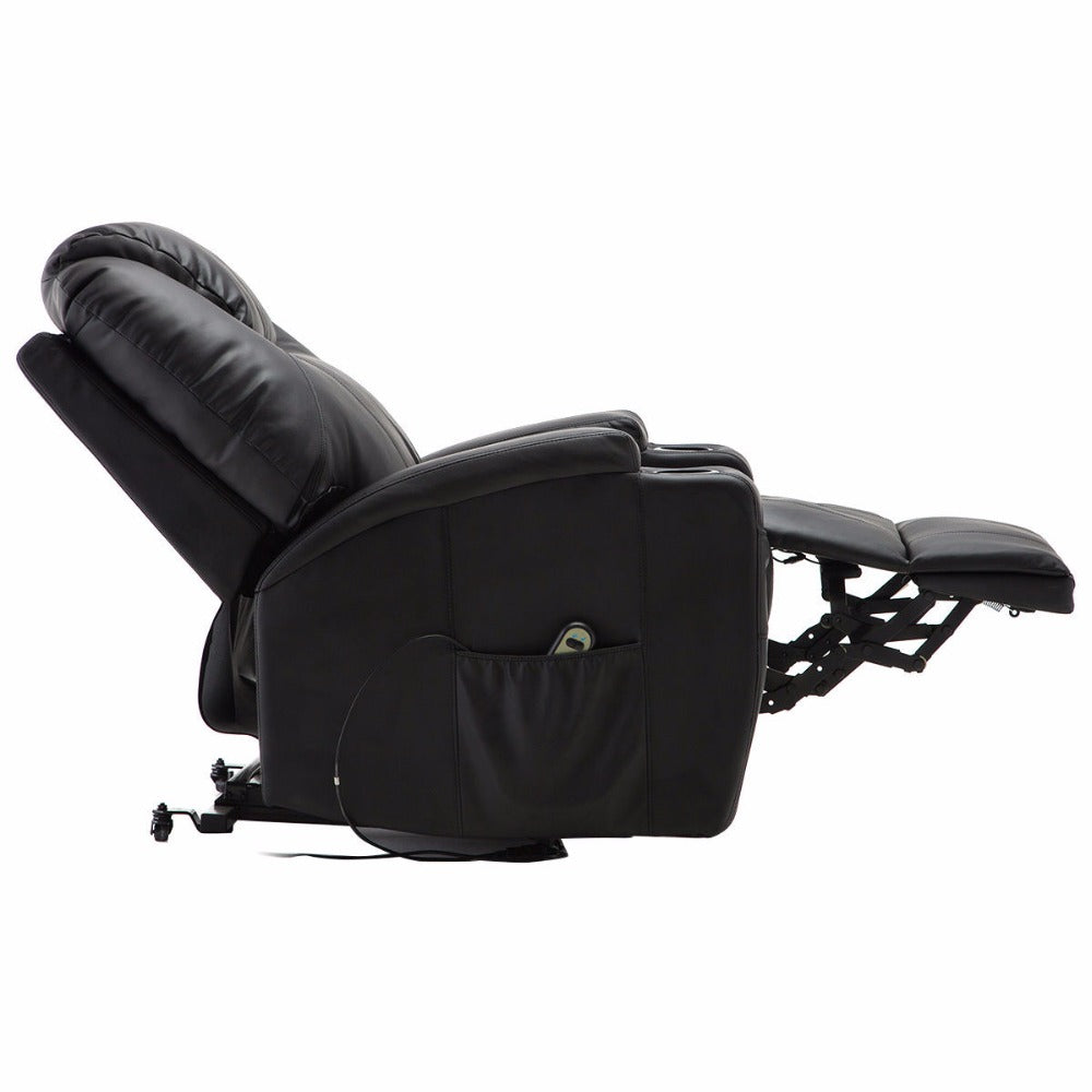 Giantex Electric Lift Power Recliner Chair Heated Massage Sofa Lounge ...