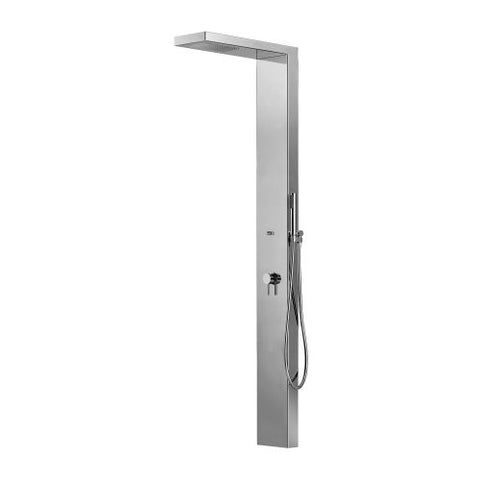 Outdoor Shower Co "In & Out" Wall Mount Hot & Cold Shower Panel - Hand Spray - Concealed Shower Head - FTA-P22-HCHS