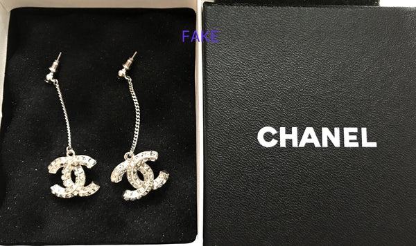 fake chanel hoop earrings