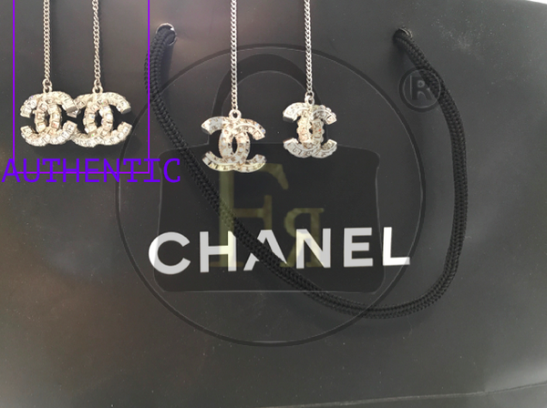 Real vs. Fake Chanel A63084 Crystals Earrings | LUXCELLENT®