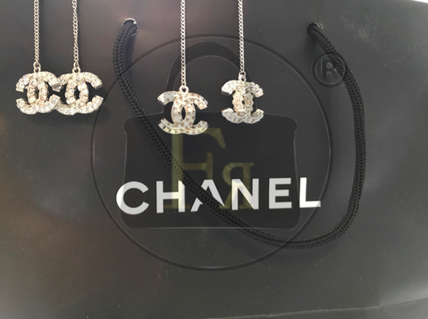 Real vs. Fake Chanel A63084 Crystals Earrings