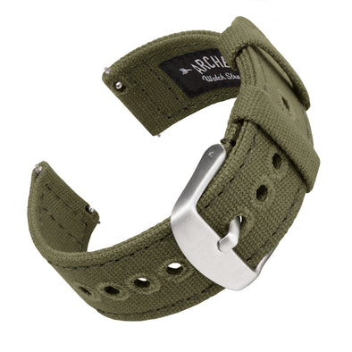 Archer Watch Straps - Correa Otan De Nailon Trenzado De Alt