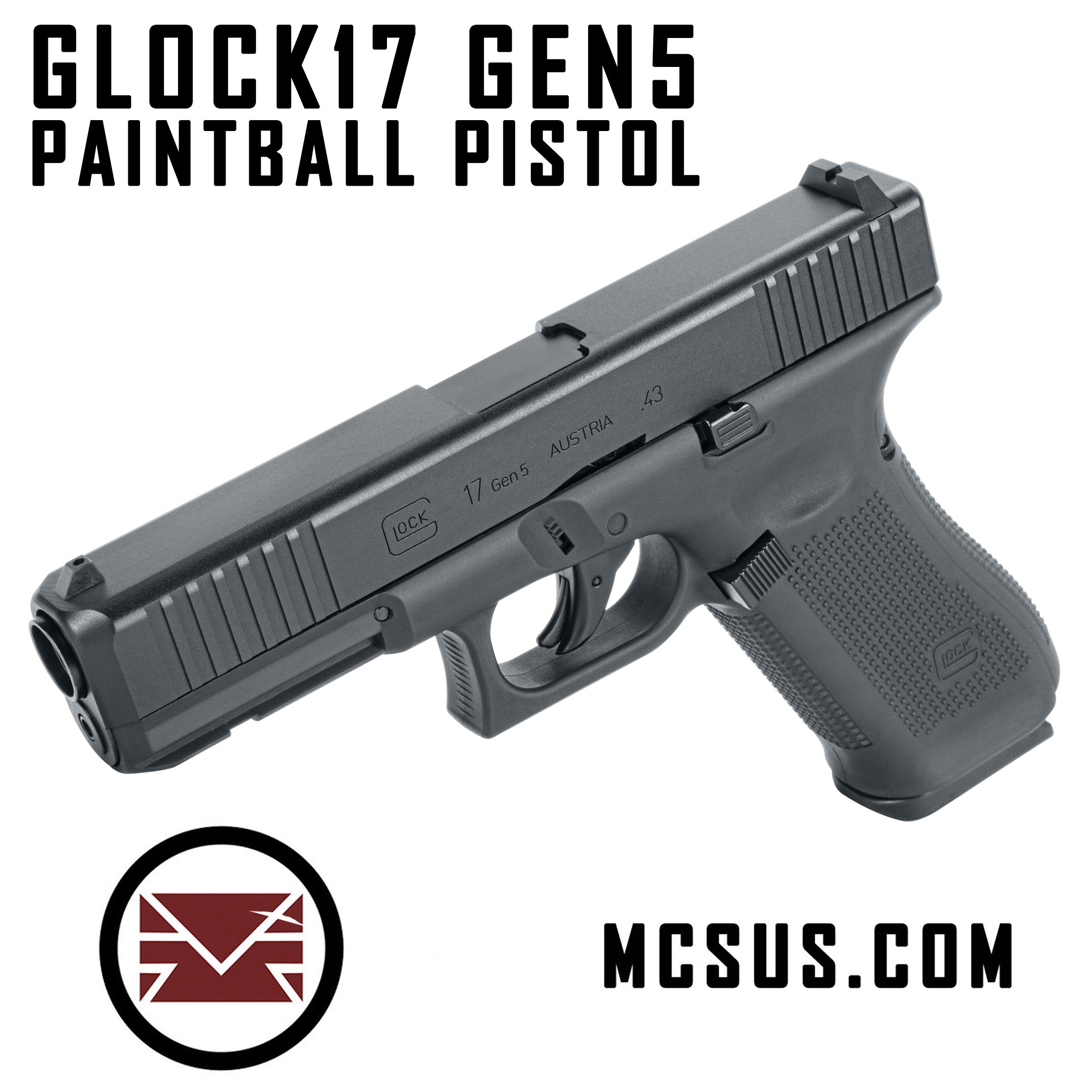 T4E Glock 17 Gen5 Paintball Pistol - MCS product image