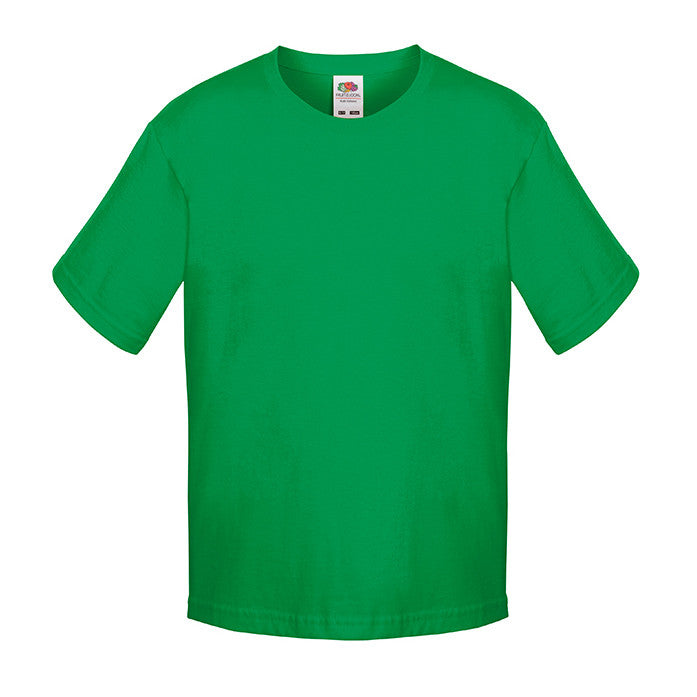 fruit of the loom kelly green t shirt