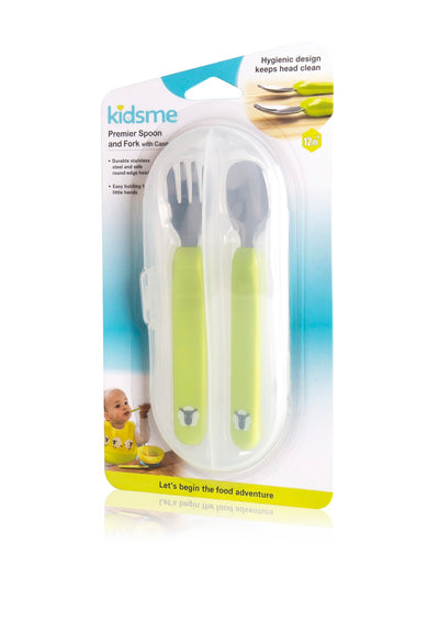 TGM Stainless Toddler Spoon & Fork Set with Silicone Handle – JZ Mommy &  Baby Essentials (JZMBE)