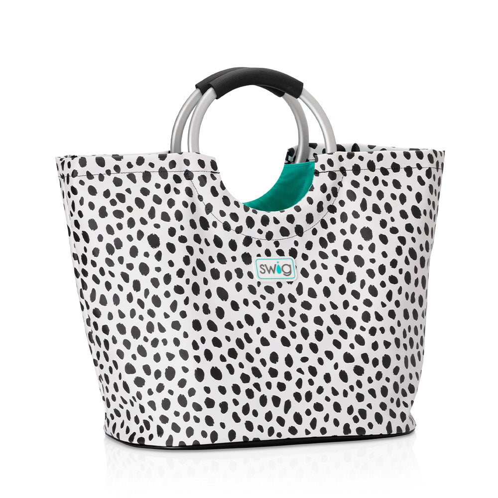 SWIG {LOOPI TOTE} Spot On Black + White Print | Twisted Buffalo Boutique