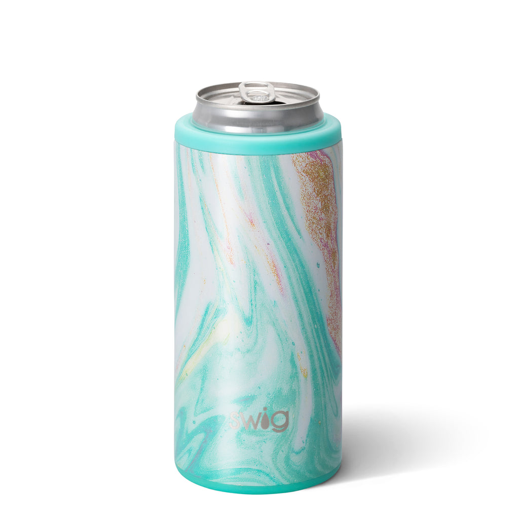 Swig 12oz Skinny Can Cooler Incognito Camo - Rhinestone Angel