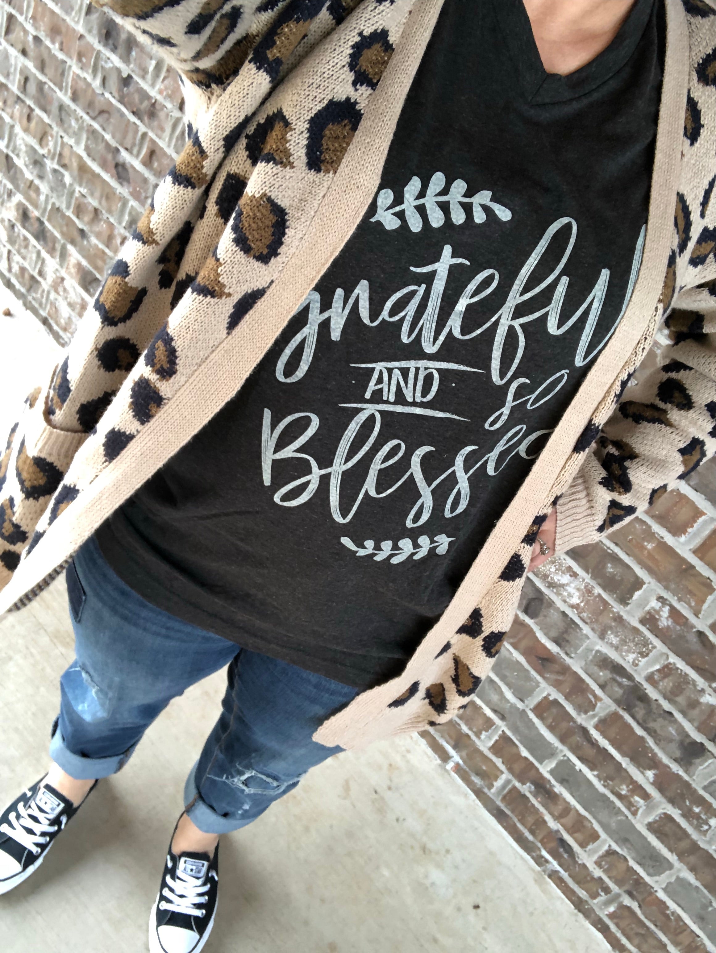 boutique leopard sweater