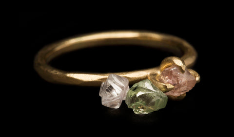 Forlovelsesringe med rå diamanter – Rough Diamonds